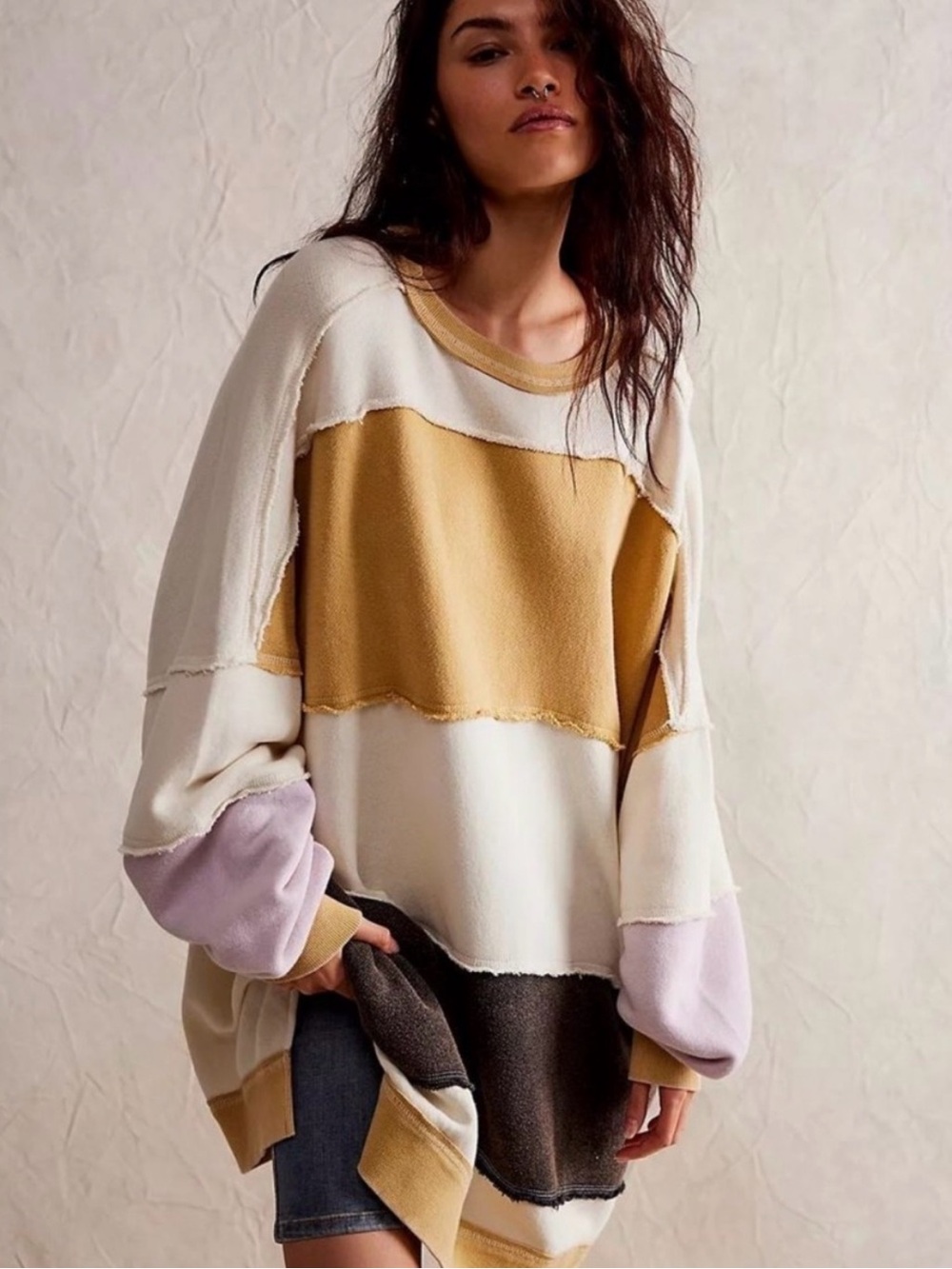 Free People | Rugby Stripe Sweatshirt